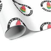 Firmenlogo für jedes Firmenjahr Geschenkpapier (Rolleneckpunkt)