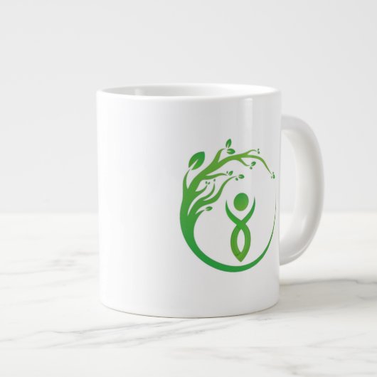 Firmenlogo für Kaffee-Tasse Jumbo-Tasse (Vorderseite Rechts)