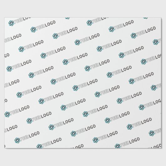 Firmenlogo für kundenspezifische Geschenke Geschenkpapier (Flach)