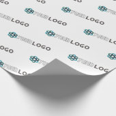 Firmenlogo für kundenspezifische Geschenke Geschenkpapier (Ecke)