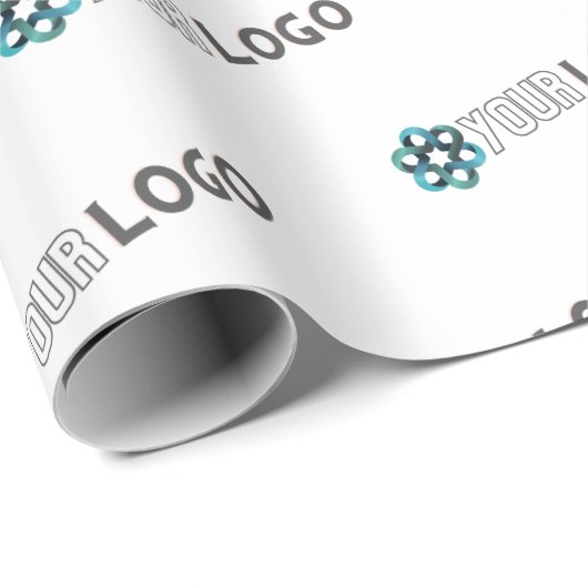 Firmenlogo für kundenspezifische Geschenke Geschenkpapier (Rolleneckpunkt)
