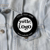 Firmenlogo für kundenspezifische Markenbezeichnung Button (Beispiel)