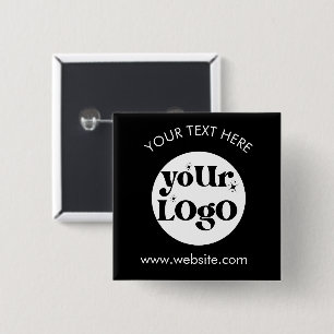 Firmenlogo für kundenspezifische Markenbezeichnung Button