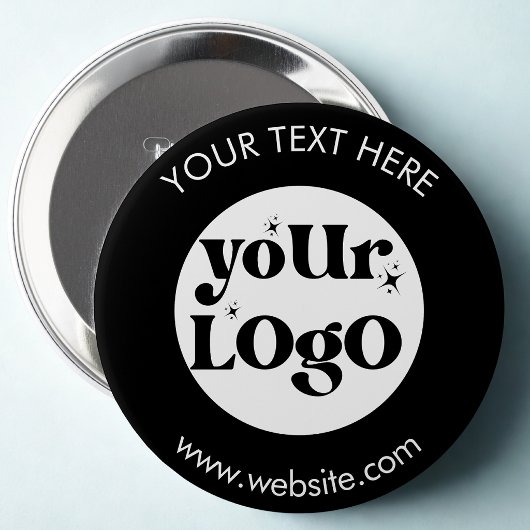 Firmenlogo für kundenspezifische Markenbezeichnung Button