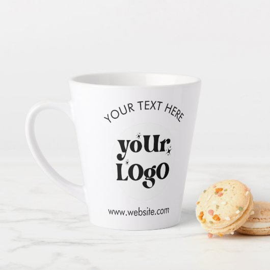 Firmenlogo für kundenspezifische Markenbezeichnung Milchtasse (Beispiel)