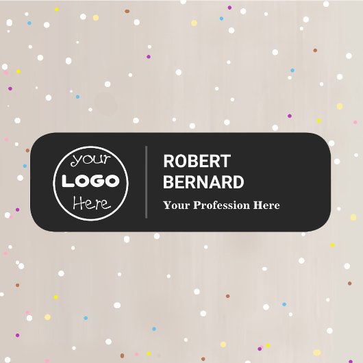 Firmenlogo für kundenspezifische Unternehmen Moder Namensschild