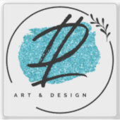 FirmenLOGO für kundenspezifische Vinyl-Aufkleber Aufkleber (Vorderseite)