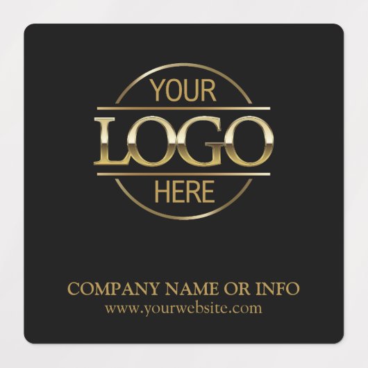 Firmenlogo für kundenspezifische Werbeaktionen Etiketten (Design 1)