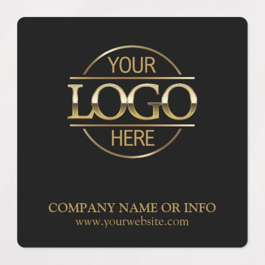 Firmenlogo für kundenspezifische Werbeaktionen Etiketten (Design 2)