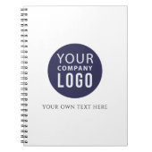 Firmenlogo für kundenspezifische Werbung Notizblock (Vorderseite)