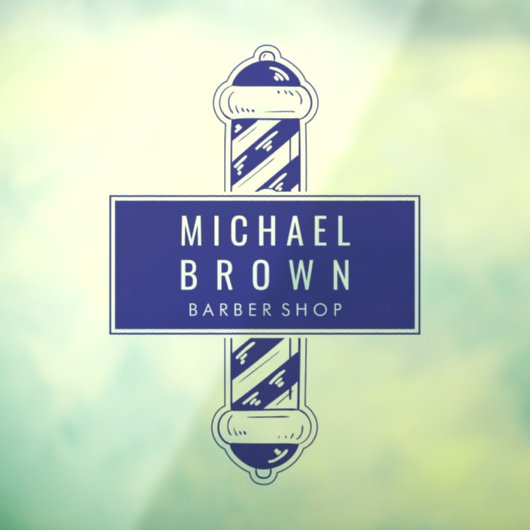 Firmenlogo für Marine Barber Shop Fensteraufkleber (Blatt 3)