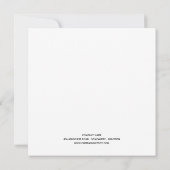 Firmenlogo für Mitarbeiter Einladung (Rückseite)