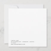 Firmenlogo für Mitarbeiter Einladung (Rückseite)