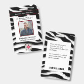 Firmenlogo für Mitarbeiter-Foto Ausweis (Vorder- & Rückseite)