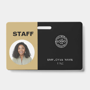 Firmenlogo für Mitarbeiter-Foto-ID auf Personalabz Ausweis