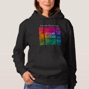 Firmenlogo für Mitarbeiterinnen Hoodie