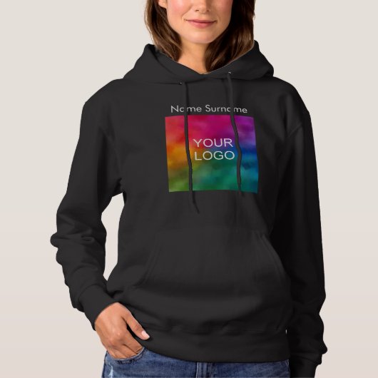 Firmenlogo für Mitarbeiterinnen Hoodie (Vorderseite)