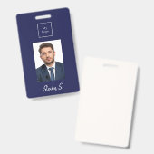 Firmenlogo für narbenblaues Foto Ausweis (Vorder- & Rückseite)