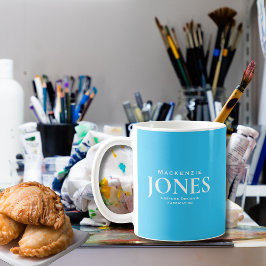 Firmenlogo für persönliche Markenbezeichnungen Mod Kaffeetasse