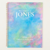 Firmenlogo für persönliche Namen Modernes Abstrakt Planer (Vorderseite)