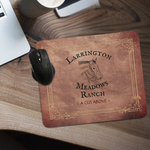 Firmenlogo für Pferderennbahnen - individueller We Mousepad