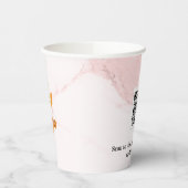 Firmenlogo für Rosa Marmor, rosa Farbe Pappbecher (Links)