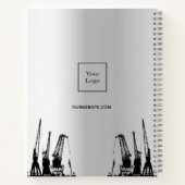 Firmenlogo für Silberbaukrane Notizblock (Rückseite)