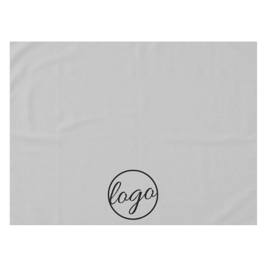 Firmenlogo für Sonderausstellungen leicht grau Tischdecke (Vorderseite (Horizontal))