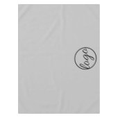 Firmenlogo für Sonderausstellungen leicht grau Tischdecke (Vorderseite)