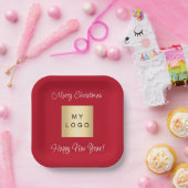 Firmenlogo für Weihnachtskaffee Bar Pappteller (Party)