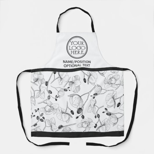 Firmenlogo für Werbe-Orchideen Schürze (Vorderseite)