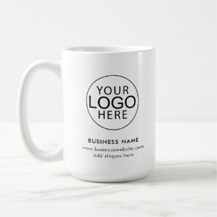 Firmenlogo für Werbeartikel hinzufügen Kaffeetasse