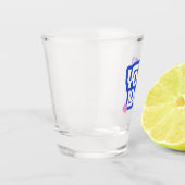 Firmenlogo gebrandet Einfache Geschäftsidee Schnapsglas (Links)