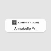 Firmenlogo Generic safety Button name tag (Vorderseite)