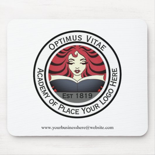 Firmenlogo-Geschäft Mousepad (Vorne)