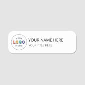 Firmenlogo Geschäft Namensschild (Vorderseite)