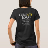 Firmenlogo Geschäft T-Shirt (Rückseite)