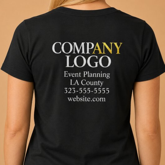 Firmenlogo Geschäft T-Shirt