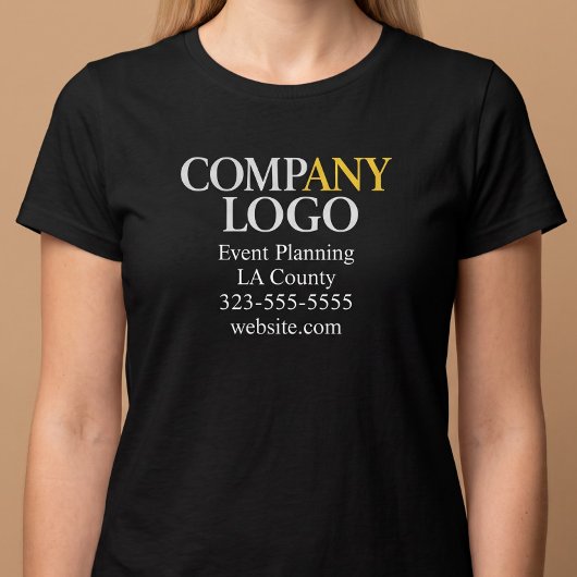 Firmenlogo Geschäft T-Shirt