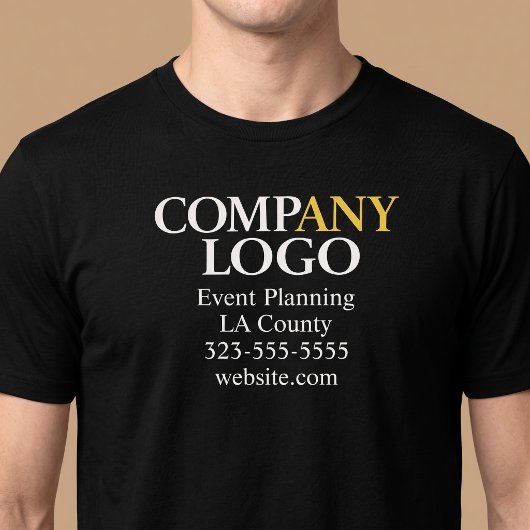 Firmenlogo Geschäft T-Shirt