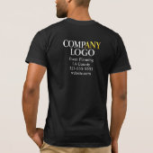Firmenlogo Geschäft T-Shirt (Rückseite)