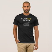 Firmenlogo Geschäft T-Shirt (Vorne ganz)