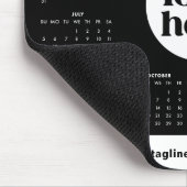 Firmenlogo Geschäftskalender 2026 Mousepad (Ecke)