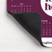Firmenlogo Geschäftskalender 2026 Mousepad (Ecke)