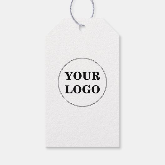 Firmenlogo Geschenkanhänger (Rückseite)