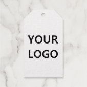 Firmenlogo-Geschenkideen Geschenkanhänger (Rückseite)