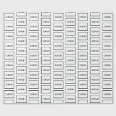 Firmenlogo Geschenkpapier (Flach)