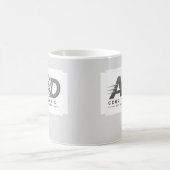 Firmenlogo Grau Kaffeetasse (Mittel)