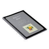 Firmenlogo Gray Spiral Foto Notebook Notizblock (Rechte Seite)
