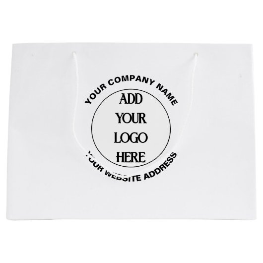 Firmenlogo Große Geschenktüte (Vorderseite)